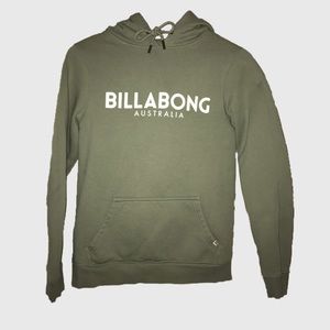 Billabong Australia Women’s Green Hoodie Size 8
